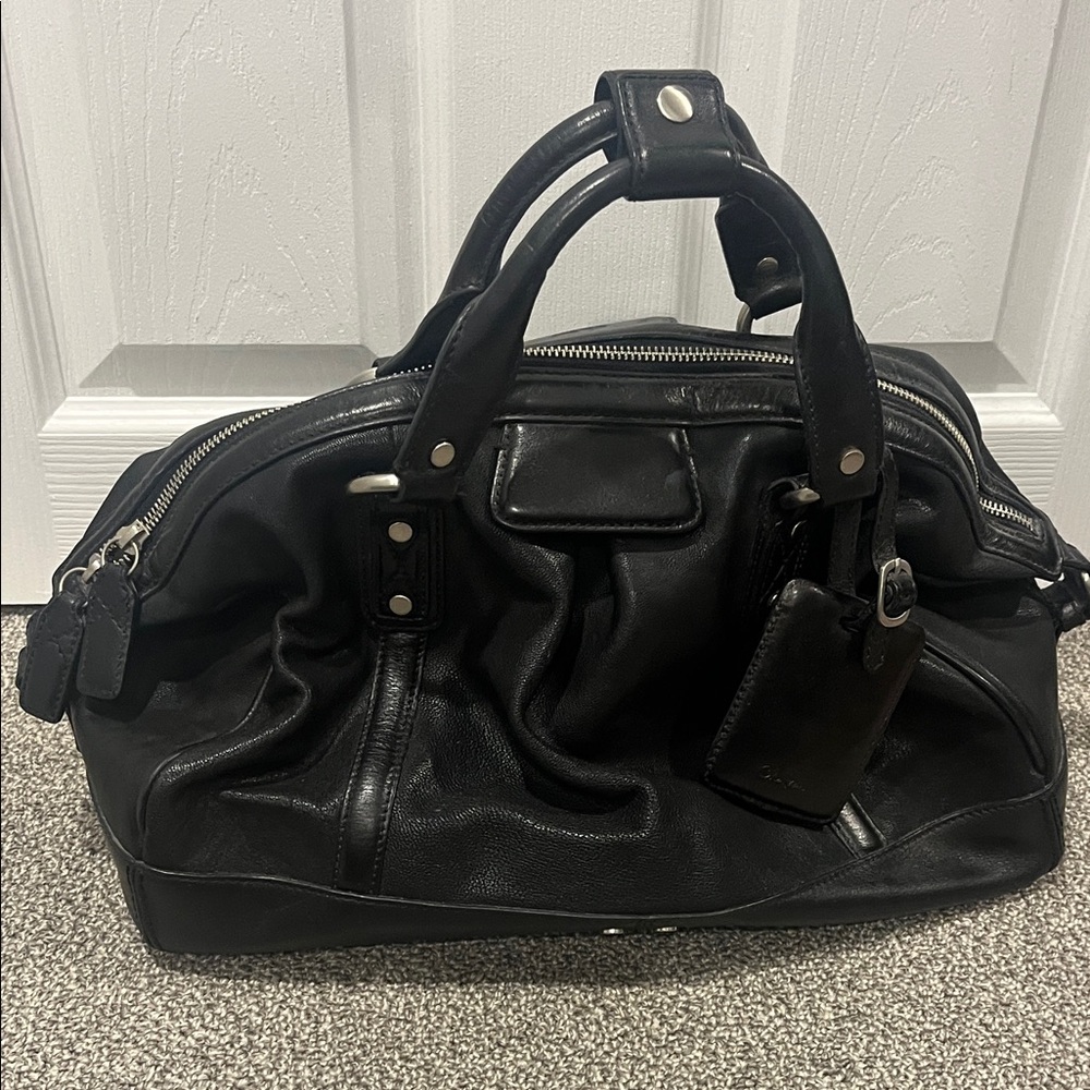 Cole Haan Black Leather Satchel